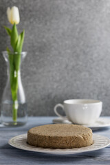 traditional halva dessert of sunflower seeds