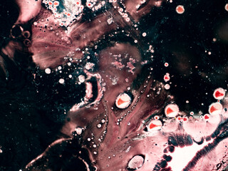 Black organic texture inspired by microscopic nature.