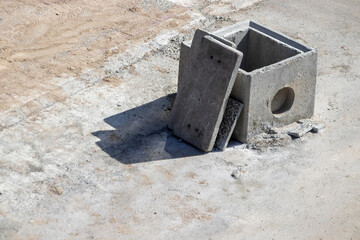 blocks on the ground