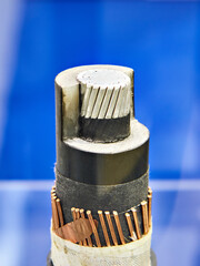 Power aluminum high voltage cable
