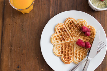 Big family breakfast