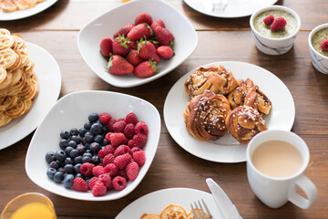 Big family breakfast