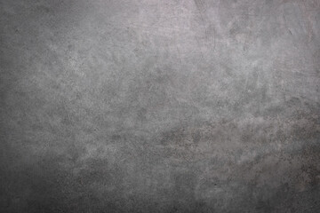 Obraz na płótnie Canvas textured gray stucco wall background with scratches