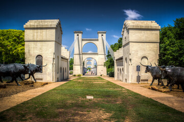 Picture taken on the Suspension Bridge in Waco, TX