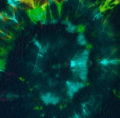 Night Abstract Psychedelic. Flower Fun Pattern.