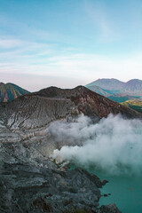 Ijen volcano, Java island, Indonesia