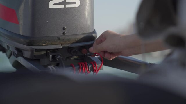 outboard motor startup engine not working 