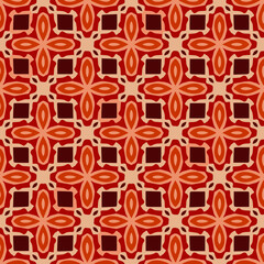 Geometric vector pattern with triangular elements. Seamless abstract ornament for wallpapers and backgrounds. 