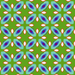 Geometric vector pattern with triangular elements. Seamless abstract ornament for wallpapers and backgrounds. 