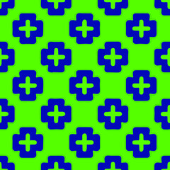 Obraz premium Geometric vector pattern with triangular elements. Seamless abstract ornament for wallpapers and backgrounds. 