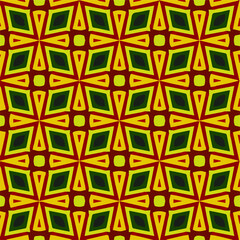 Geometric vector pattern with triangular elements. Seamless abstract ornament for wallpapers and backgrounds. 