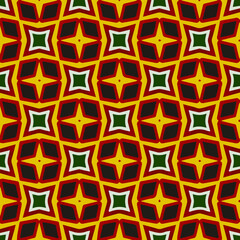 Geometric vector pattern with triangular elements. Seamless abstract ornament for wallpapers and backgrounds. 