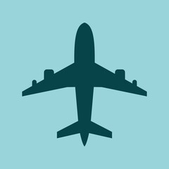 airplane vector. airplane icon on white background