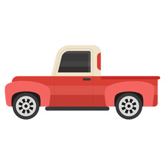 
Flat icon of coupe car, classic vehicle 

