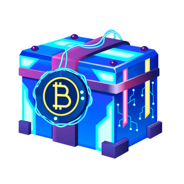 Modern container with crypto valute
