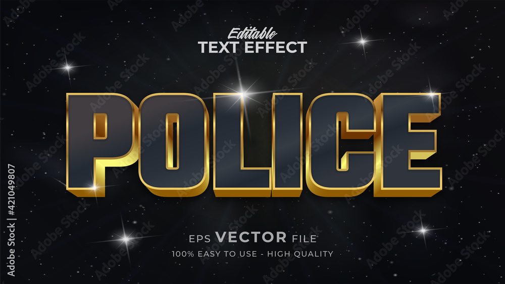 Poster editable text style effect - retro text style theme