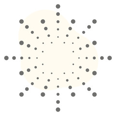 
Line art of sun rays, sunbrusting tattoo 

