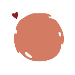 Outline vector illustration for stickers, logo. Isolated and high resolution.