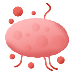 
White blood cells icon in flat design


