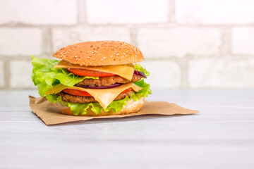 Big burger, american fast food 