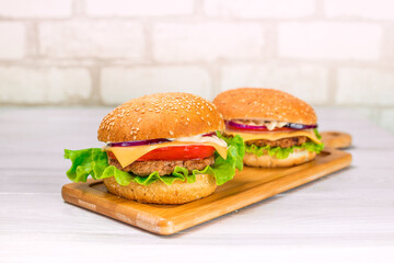 Big burger, american fast food 