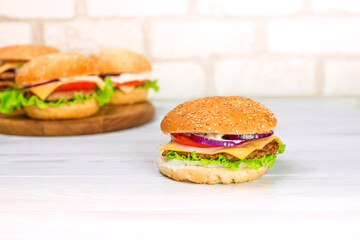 Big burger, american fast food 
