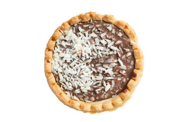 Coconut cake isolated