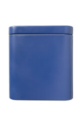 Blue box isolated