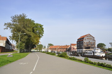Klaipeda, a port city in Lithuania,