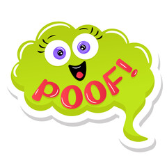 
A compose blog flat sticker in editable design

