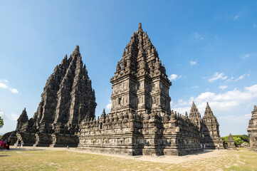 Prambanan or Rara Jonggrang is a 9th-century Hindu temple compound in Yogyakarta, Indonesia