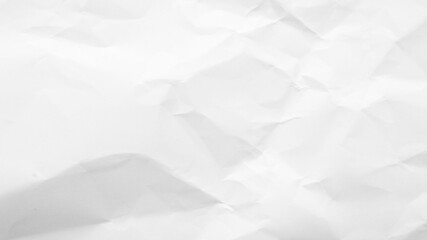 White Paper Texture background. Crumpled white paper abstract shape background with space paper recycle for text