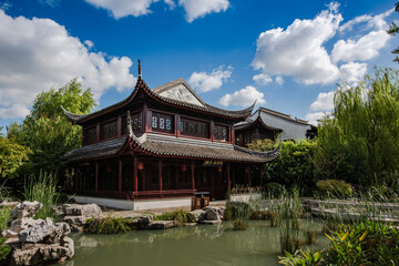 Naklejka premium Traditional Chinese Style (building) in Suzhou