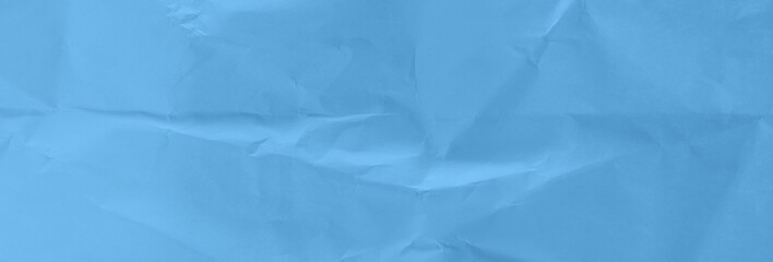 Obraz premium Blue crinkle paper for background design
