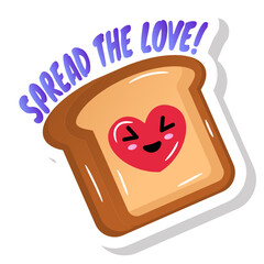 
A perfect true love cupid flat sticker

