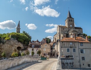 Naklejka premium view of Montmorillon The City of Writing