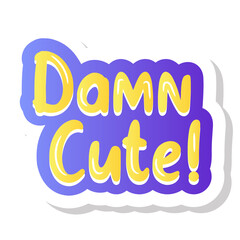 
A no rules bubble in flat sticker 

