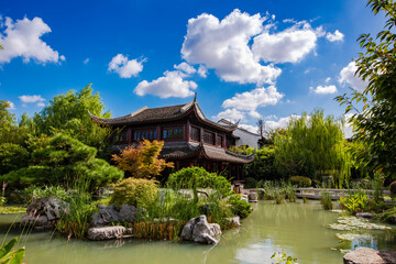 Fototapeta na wymiar Traditional Chinese Style (building) in Suzhou