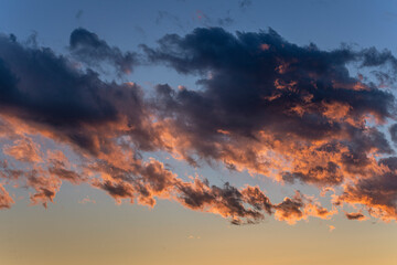 nuvole rosa tramonto