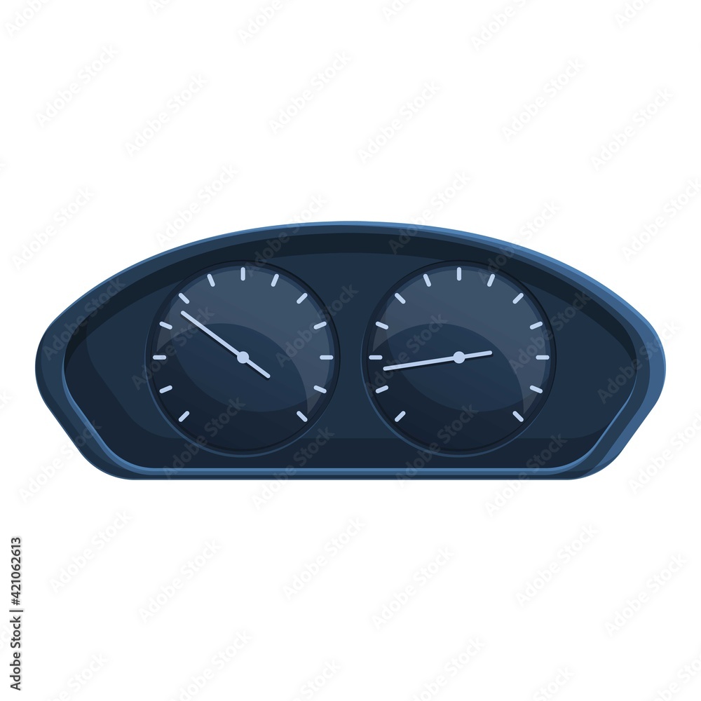 Poster car dashboard icon. cartoon of car dashboard vector icon for web design isolated on white background