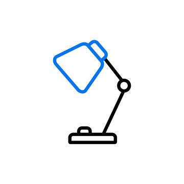 recommend clip art: Table Lamp vector icon isolated on the white