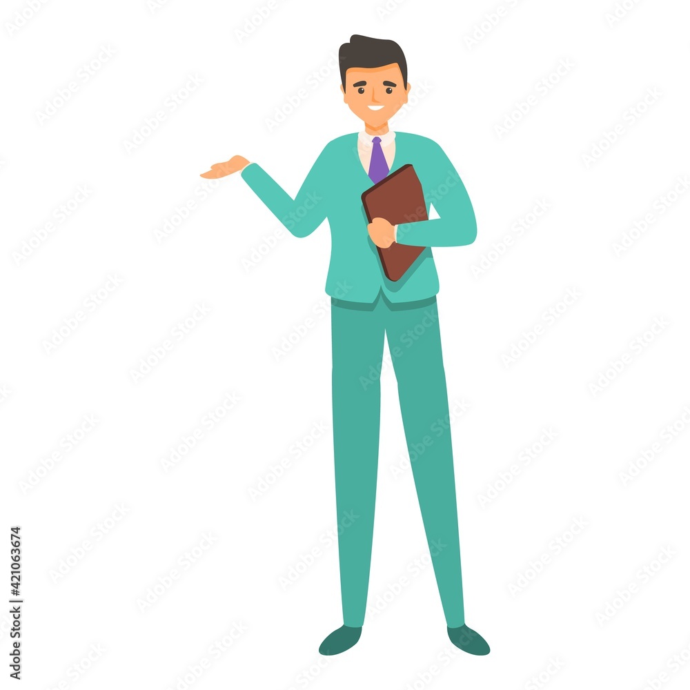 Aufkleber business interaction icon. cartoon of business interaction vector icon for web design isolated on wh