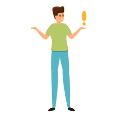 Interaction icon. Cartoon of interaction vector icon for web design isolated on white background