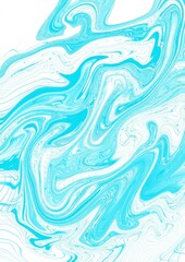 Abstract fluid background white and blue colors. Illustration