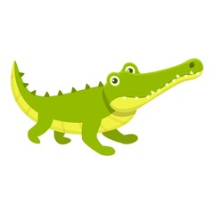 Fototapeta premium Ready crocodile icon. Cartoon of Ready crocodile vector icon for web design isolated on white background