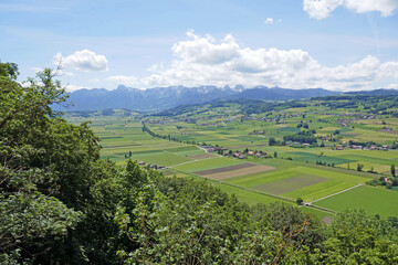 Aussicht von Belpberg, Berner Alpen, Schweiz