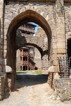 Helfstyn, castle in ruin, Tyn nad Becvou, Czech Republik