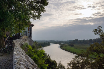 Fototapeta na wymiar Vistula River, Tyniec near Krakow, Poland