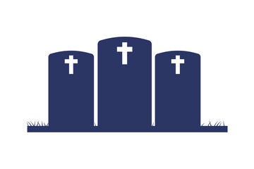 cemetery graveyards silhouettes