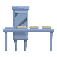 Dairy production icon. Cartoon of dairy production vector icon for web design isolated on white background